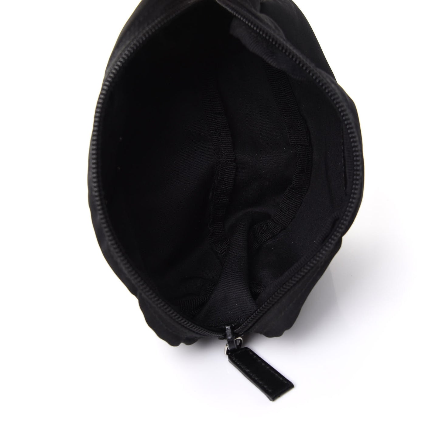 Tessuto Nylon Vela Cosmetic Pouch Black