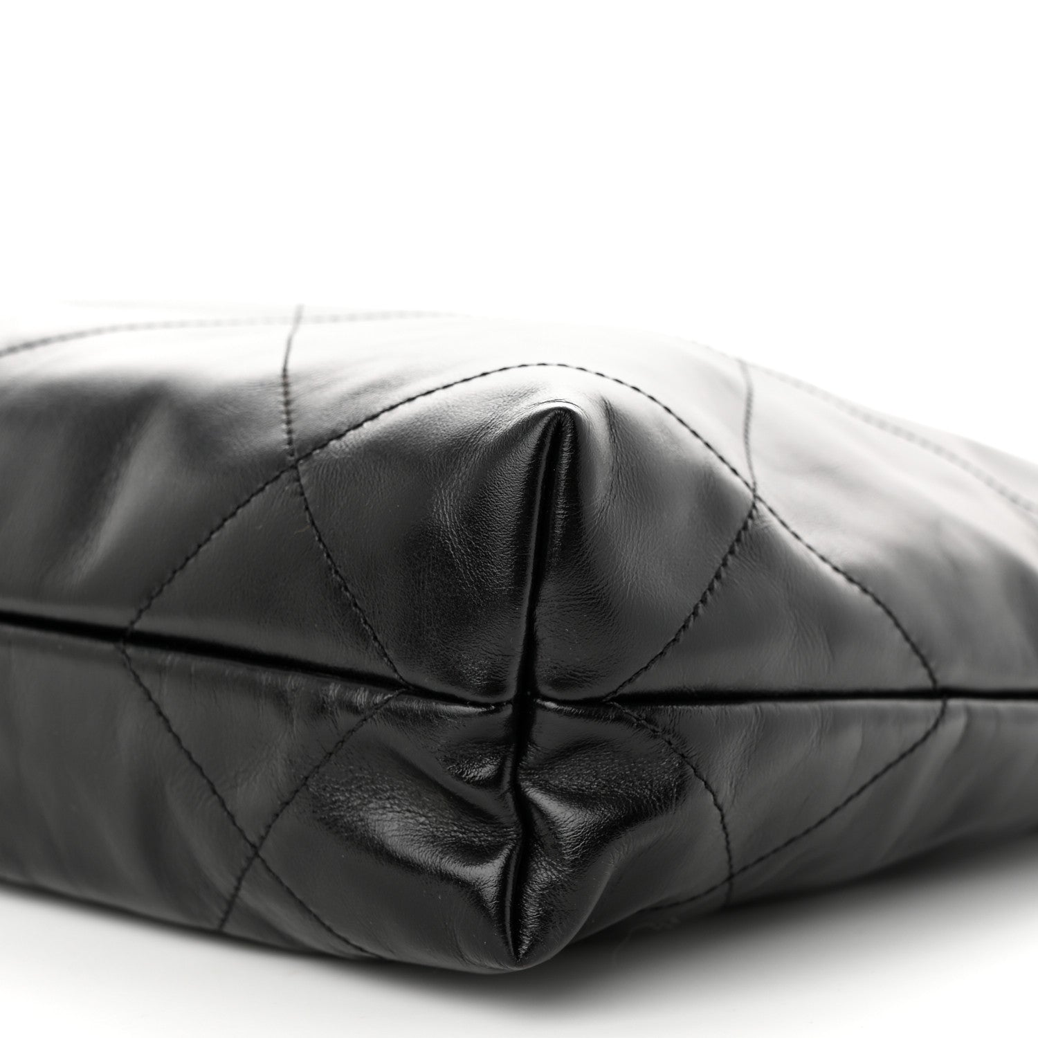 Chanel Shiny Calfskin Quilted Small Chanel 22 Black 11 of 11