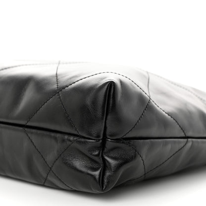 Chanel Shiny Calfskin Quilted Small Chanel 22 Black 11 of 11
