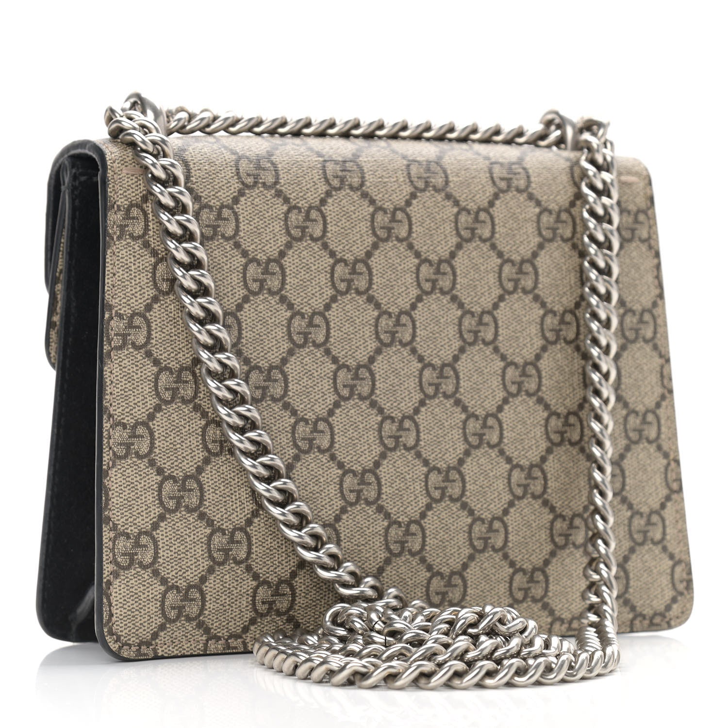 Gucci GG Supreme Monogram Mini Dionysus Shoulder Bag Black 3 of 14
