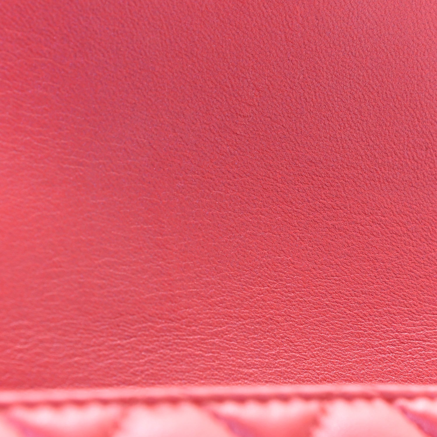 Chanel Iridescent Lambskin Quilted Mini Top Handle Rectangular Flap Red 13 of 14