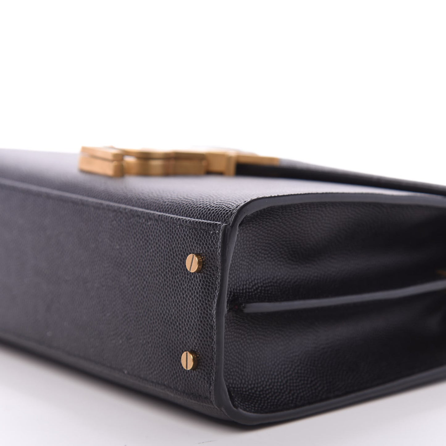 Grain de Poudre Mini Classic Monogram Cassandra Top Handle Black Rouge Legion