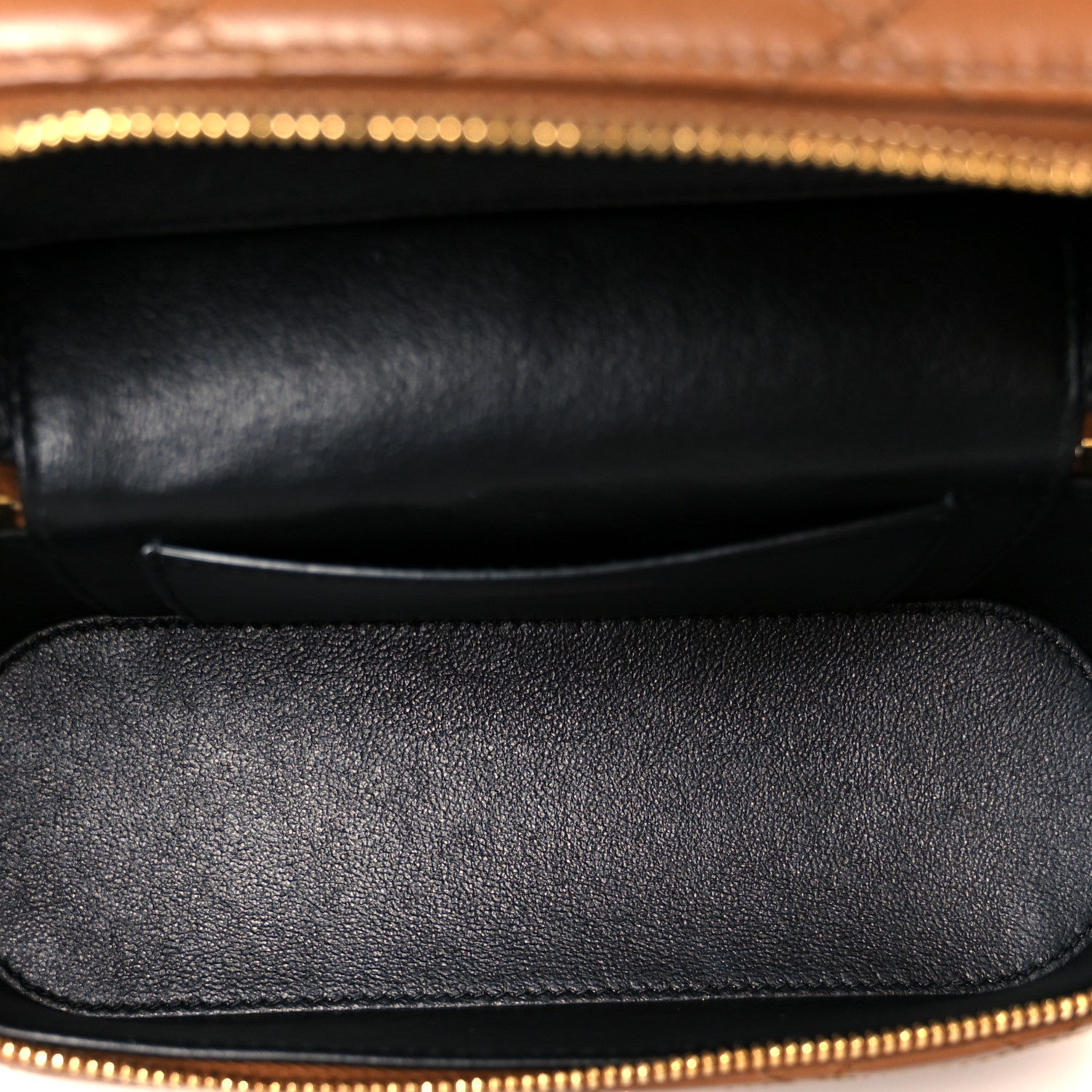 Saint Laurent Lambskin Quilted Mini Gaby Vanity Case Fox 5 of 11
