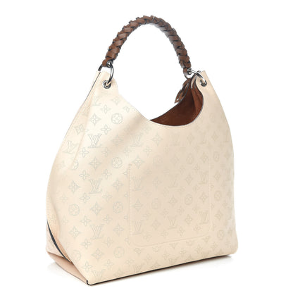 Louis Vuitton Mahina Carmel Hobo Creme 3 of 11