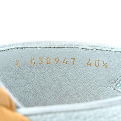 Chanel Terry Cloth CC Thong Sandals 40.5 Light Blue 8 of 9