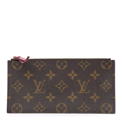Louis Vuitton Monogram Felicie Chain Wallet Zippered Insert Fuchsia 1 of 6