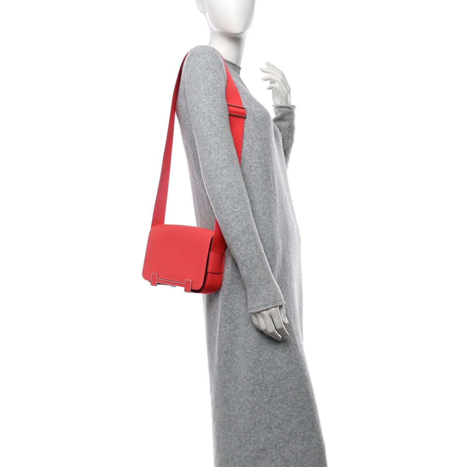 Hermes Chevre Mysore Geta Rose Texas 2 of 11