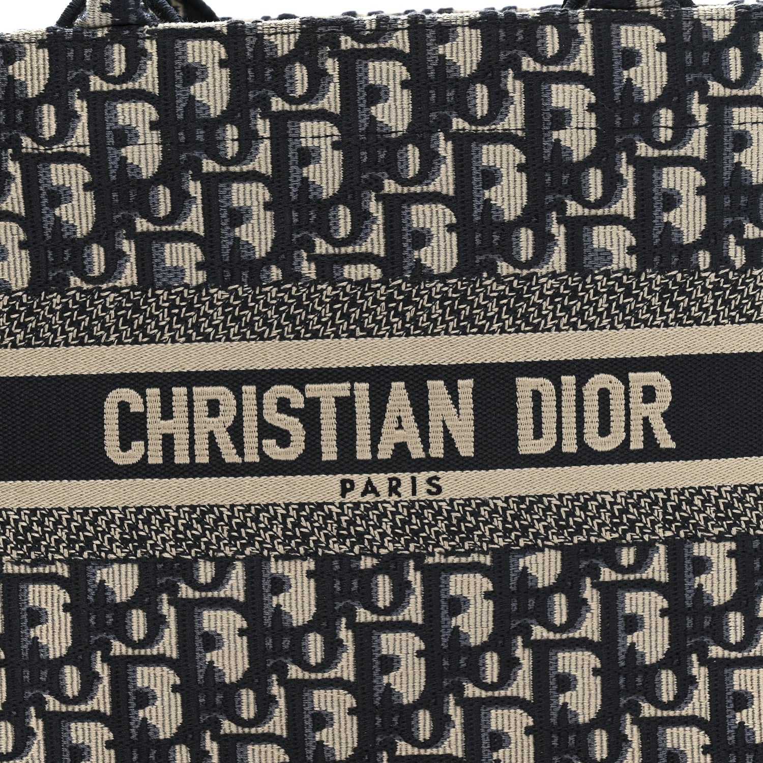 Christian Dior Oblique Small Book Tote Blue Multicolor 8 of 12