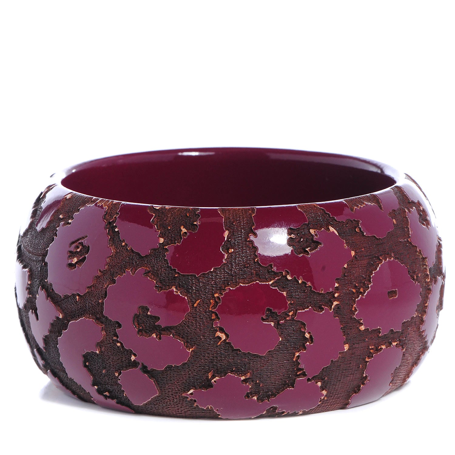 Louis Vuitton Leomonogram Wide Bracelet Plum 3 of 5