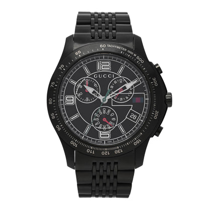Gucci PVD Stainless Steel 44mm G-Timeless Chronograph Quartz Watch Black 1 of 5