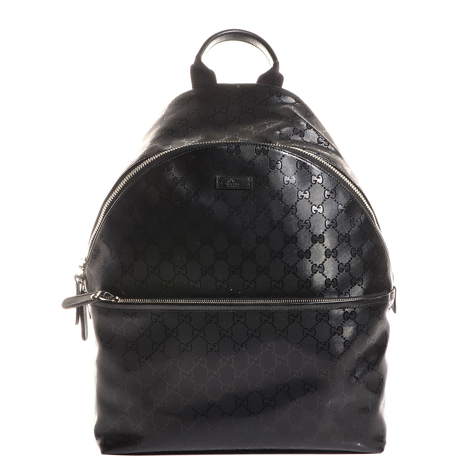 Gucci Imprime Monogram Medium Classic Backpack Black 1 of 9