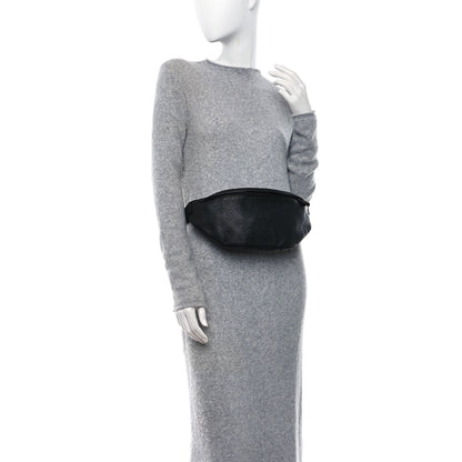 Louis Vuitton Calfskin Monogram Shadow Discovery Bumbag Black 2 of 10