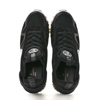 Louis Vuitton Calfskin Run Away Sneakers 39 Black 2 of 11