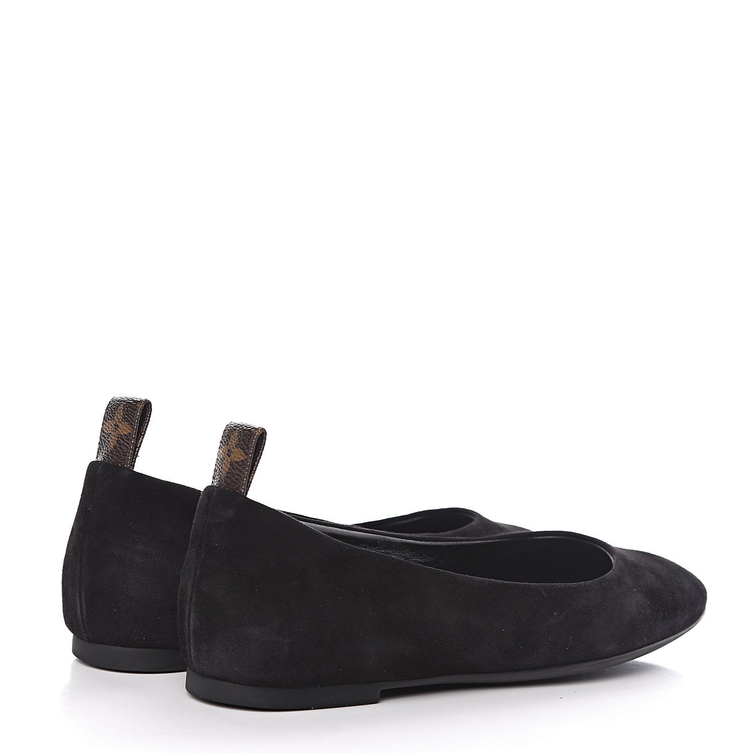 Louis Vuitton Suede Monogram Uniformes Ballet Flats 36.5 Black 4 of 11