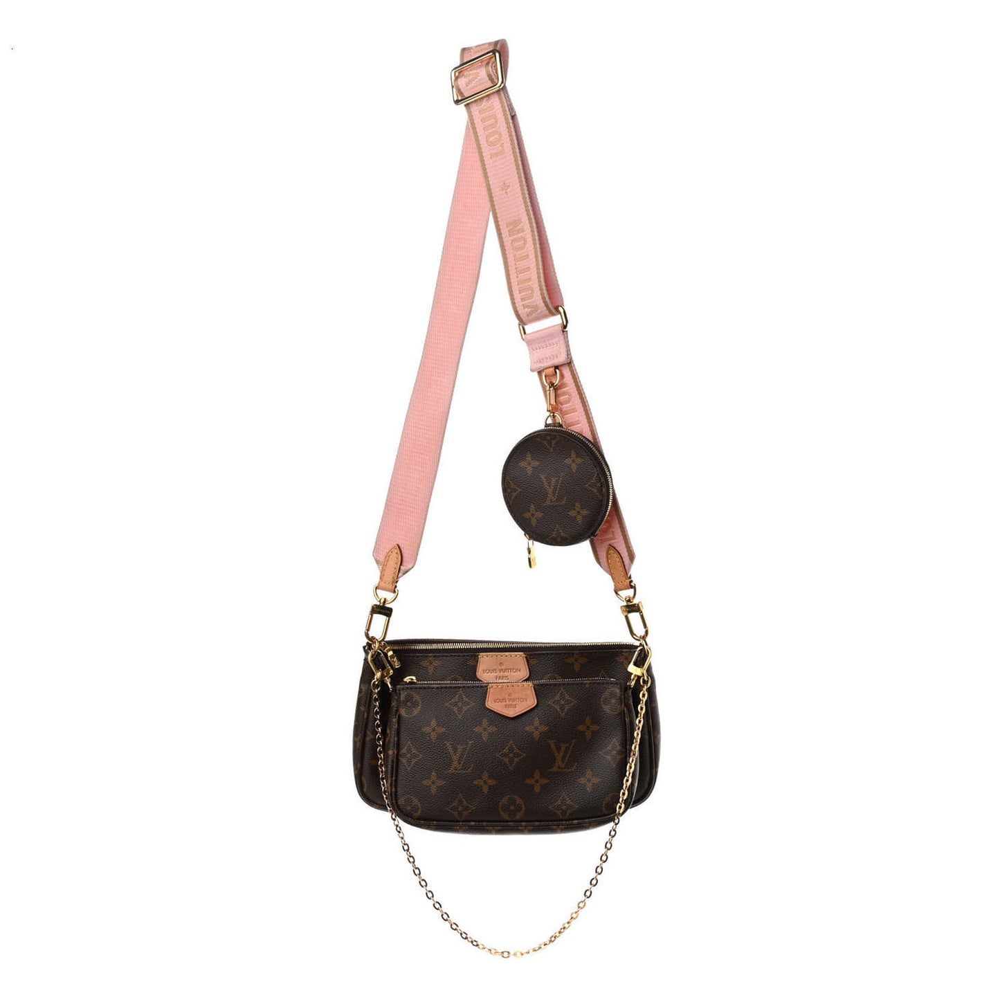 Monogram Multi Pochette Accessories Rose Clair