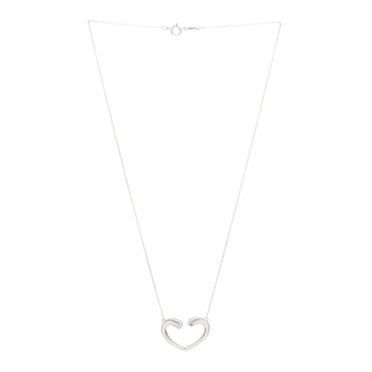 Tiffany Sterling Silver Paloma Picasso Tenderness Heart Pendant Necklace 2 of 4
