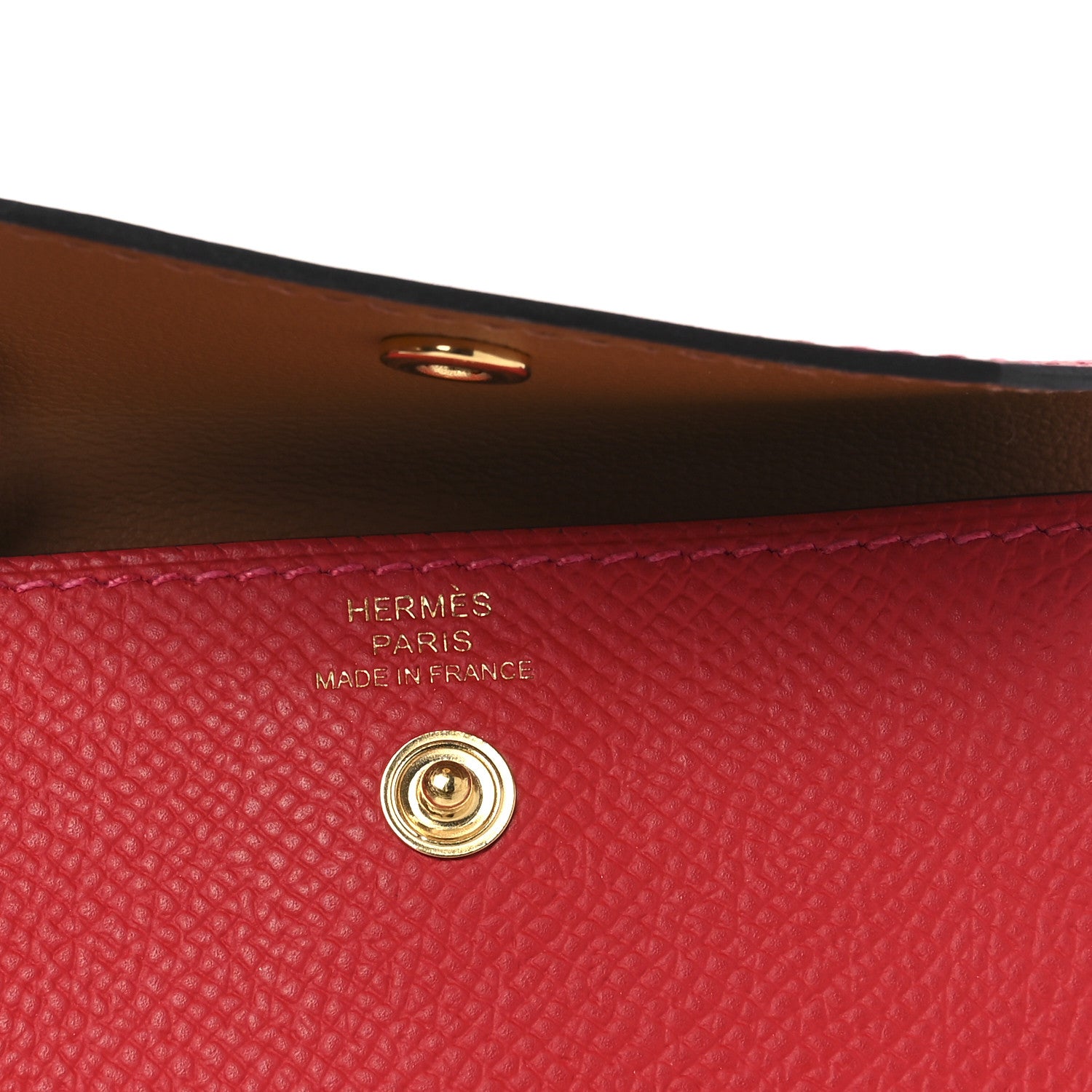 Hermes Epsom Kelly Pocket Belt Pouch Rouge Radieux 6 of 7