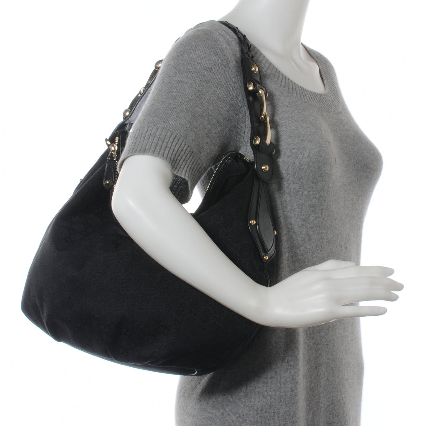 Monogram Pelham Medium Hobo Black