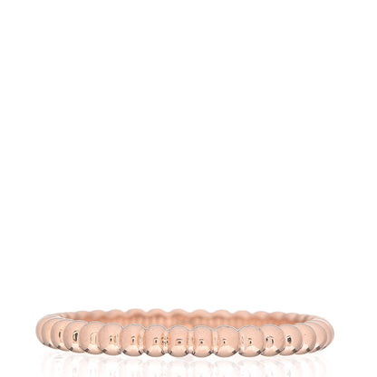 Van Cleef & Arpels 18K Rose Gold Small Perlee Ring 53 6.25 3 of 5