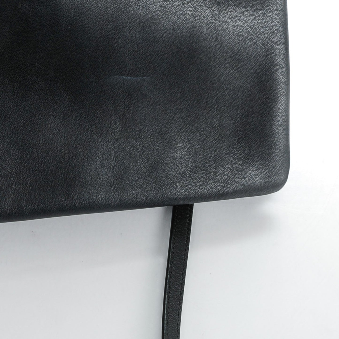 Lambskin Large Trio Crossbody Bag Black