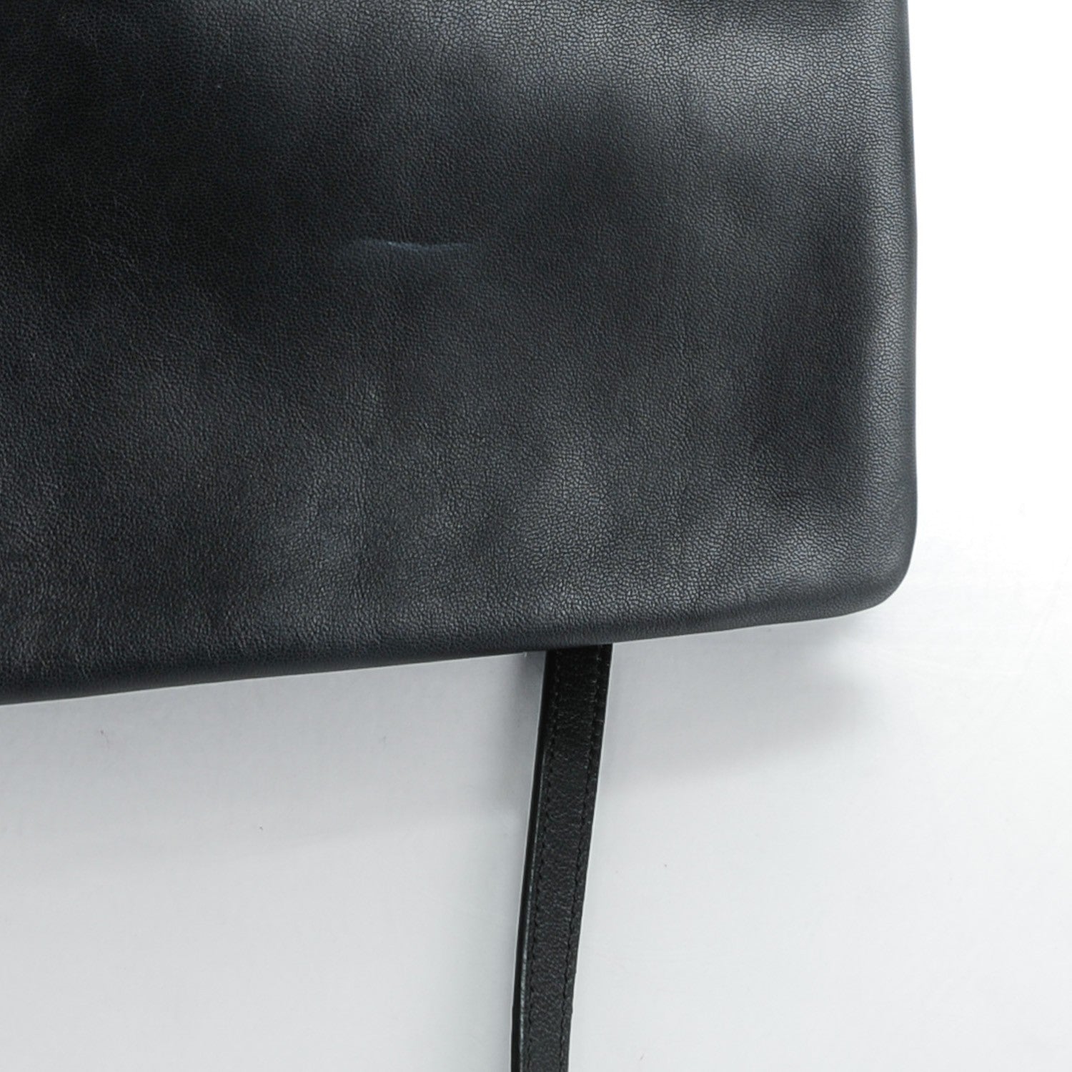Celine Lambskin Large Trio Crossbody Bag Black 8 of 8