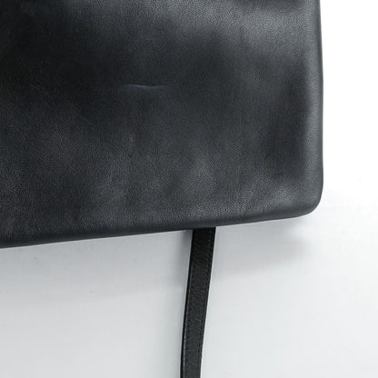 Celine Lambskin Large Trio Crossbody Bag Black 8 of 8