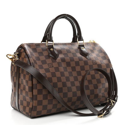 Louis Vuitton Damier Ebene Speedy Bandouliere 30 3 of 9