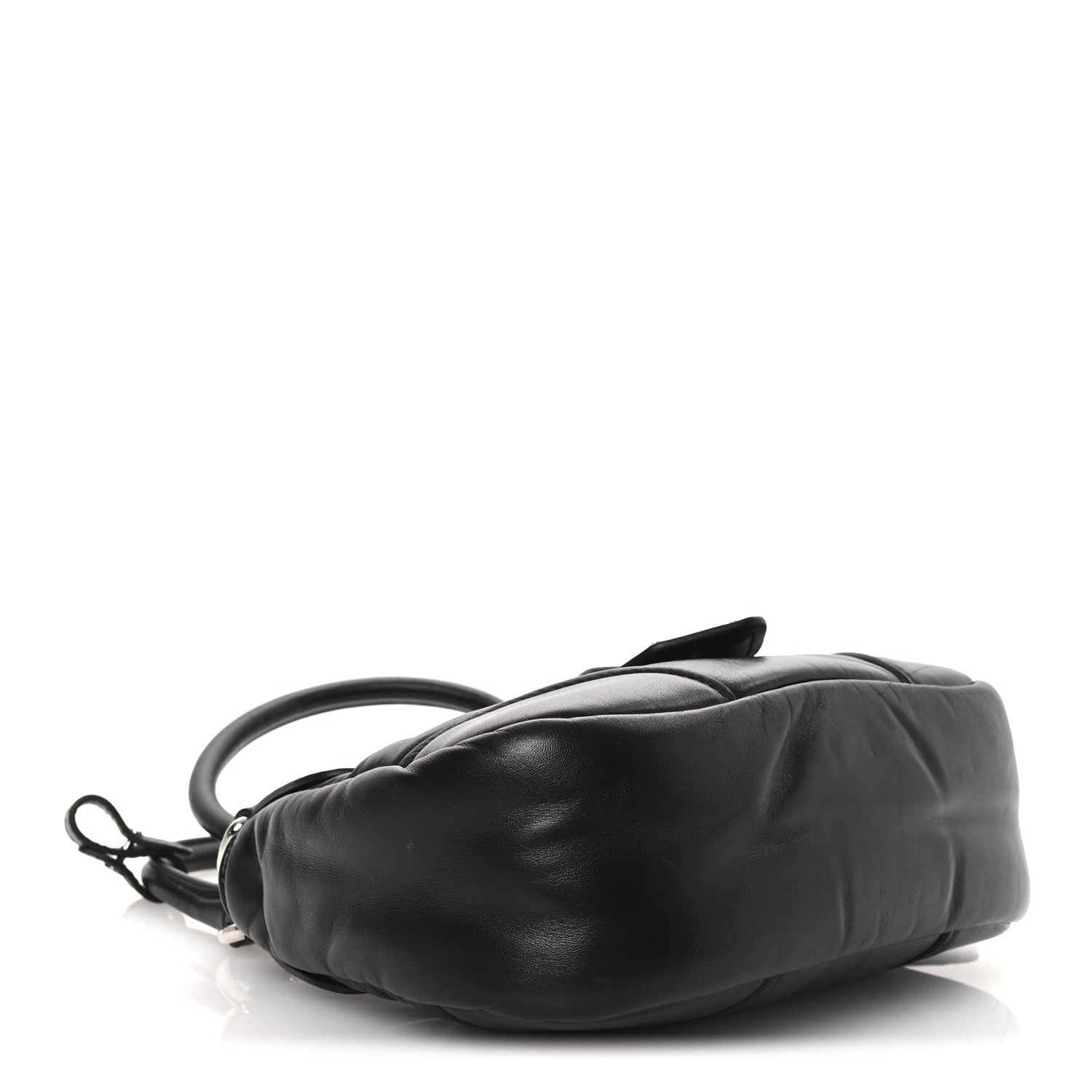 Prada Nappa Soft Padded Re-Edition 2002 Moon Bag Black 1753776