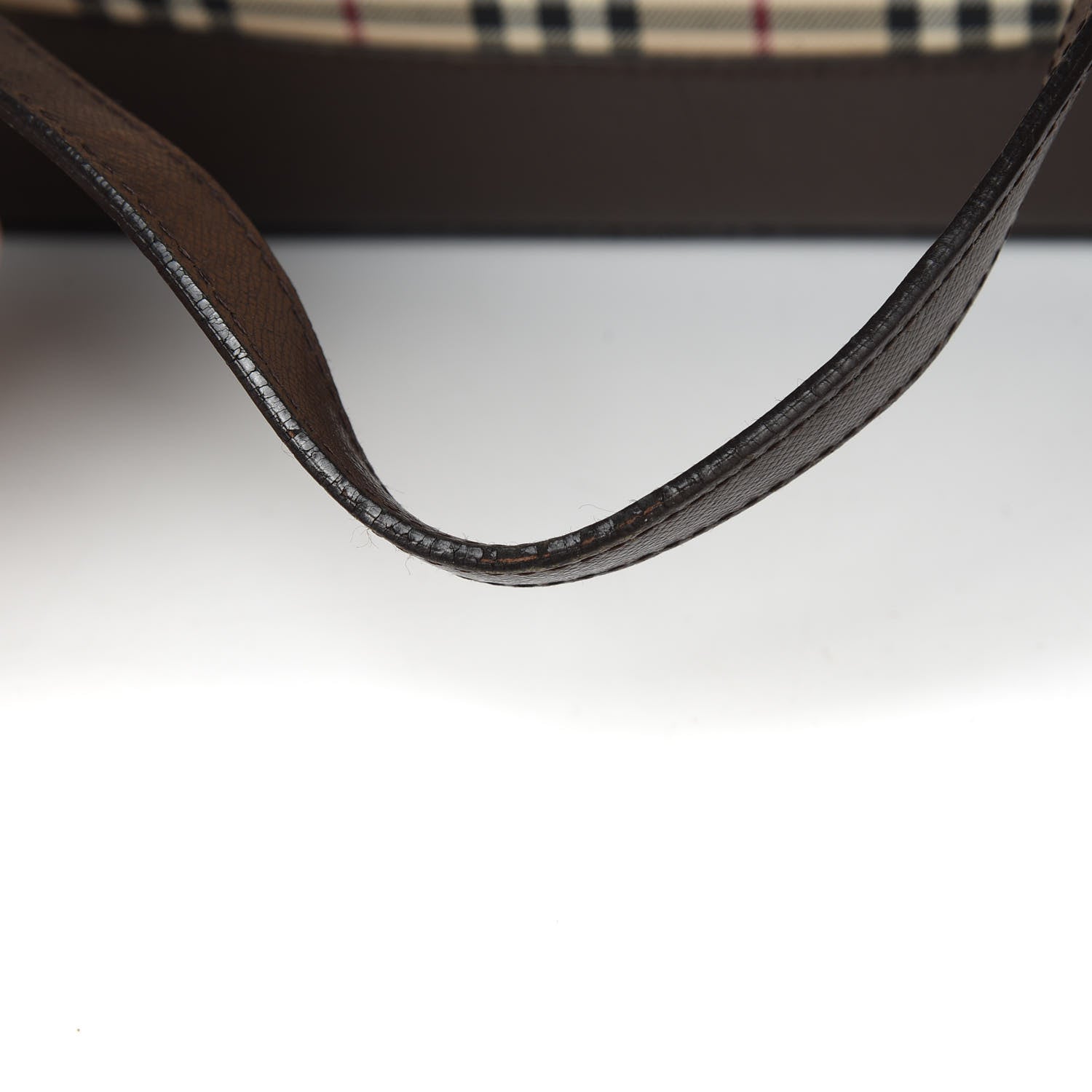 Burberry Vintage Check Tote Black 22 of 23