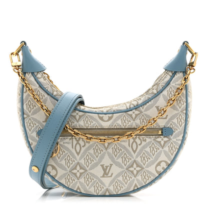 Louis Vuitton Jacquard Since 1854 Loop White Blue 1 of 9