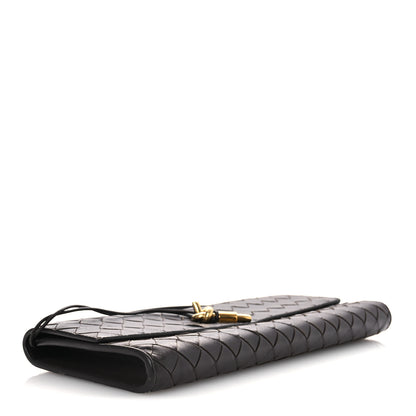 Bottega Veneta Nappa Intrecciato Long Andiamo Top Handle Clutch Fondant 4 of 12