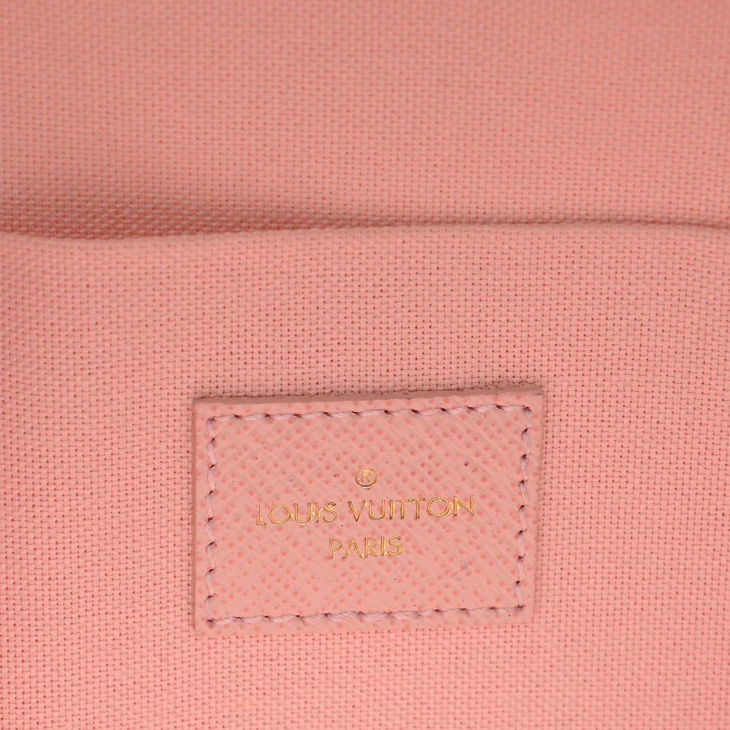 Louis Vuitton Damier Azur Pochette Felicie Chain Wallet Rose Ballerine 6 of 8