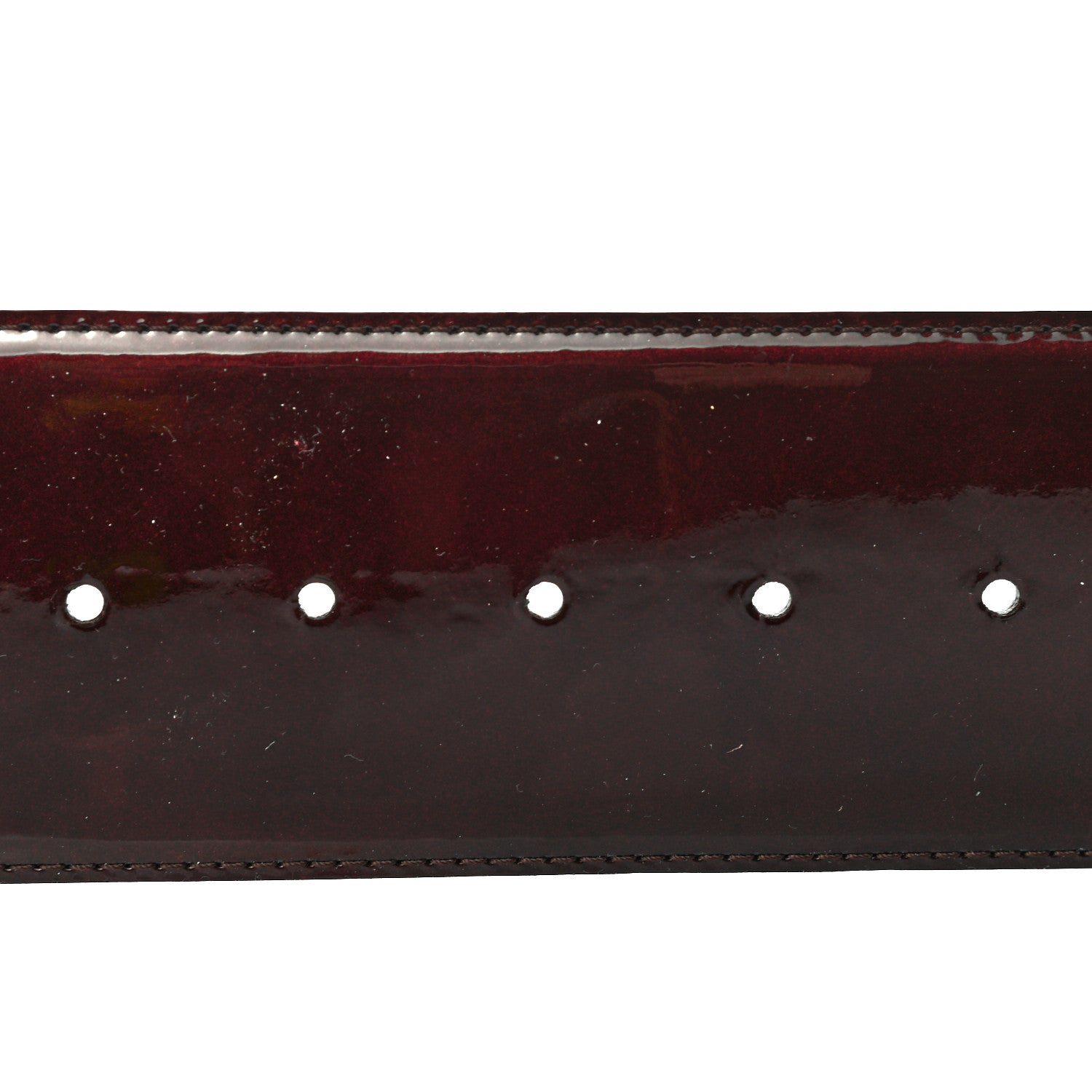 Louis Vuitton Patent LV Facettes Belt 75 30 Amarante 4 of 7