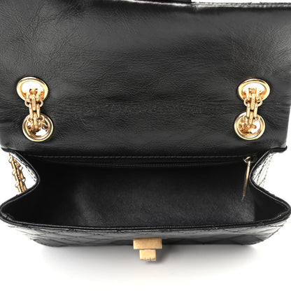 Chanel Aged Calfskin Quilted 2.55 Reissue Mini Flap Black 5 of 10
