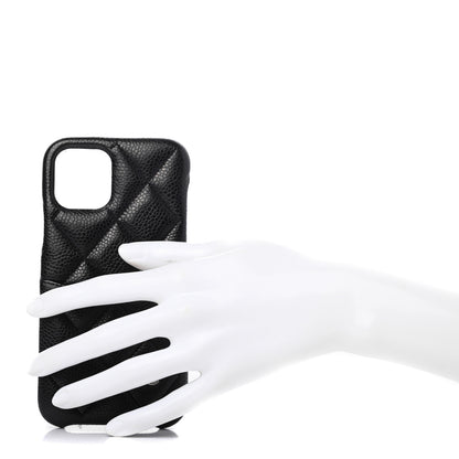 Chanel Caviar Quilted iPhone XI Pro Case Black 2 of 8
