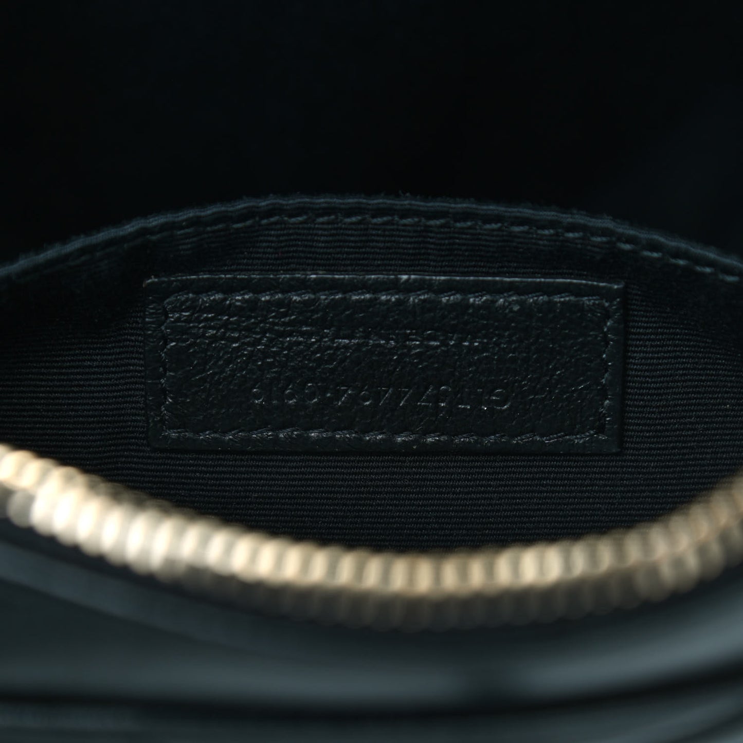 Calfskin Matelasse Monogram Lou Camera Bag Black