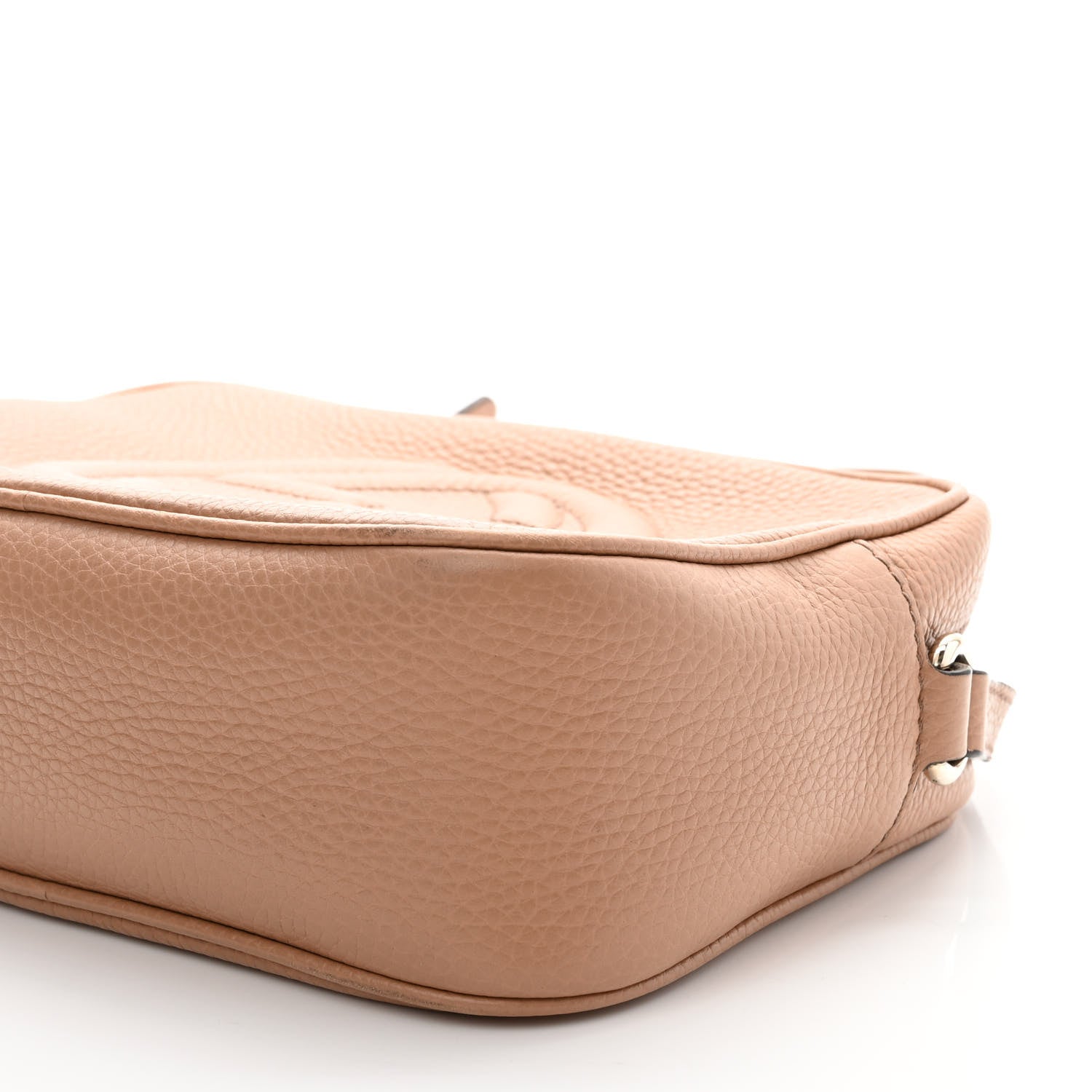 Gucci Pebbled Calfskin Small Soho Disco Bag Camelia 9 of 10