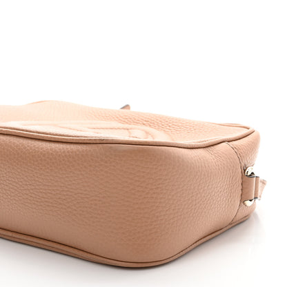 Gucci Pebbled Calfskin Small Soho Disco Bag Camelia 9 of 10