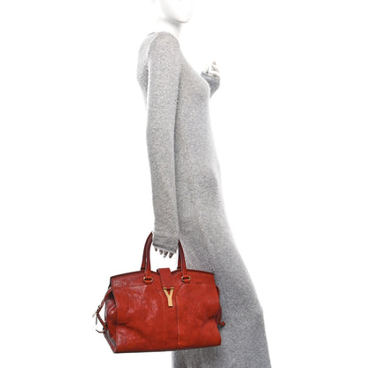 Saint Laurent Sheepskin Medium Cabas ChYc Ambra 2 of 10