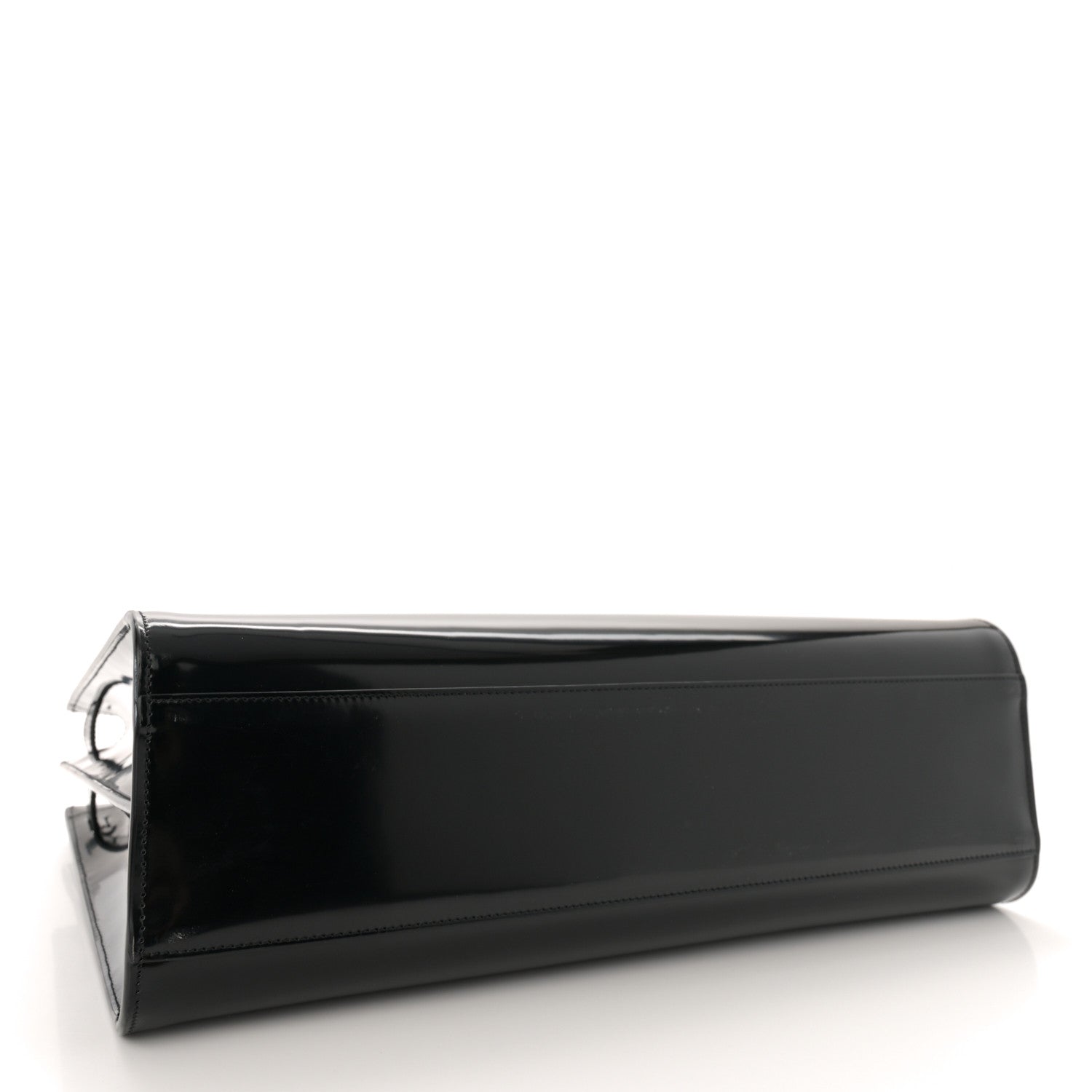 Saint Laurent Patent Calfskin Large Thin Sac De Jour Black 3 of 12