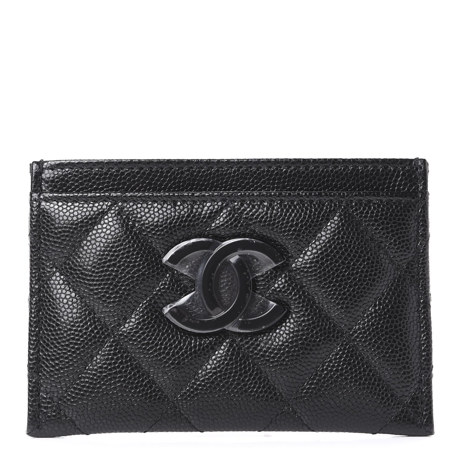 Chanel Caviar Quilted My Everything Card Holder Black 1 of 10
