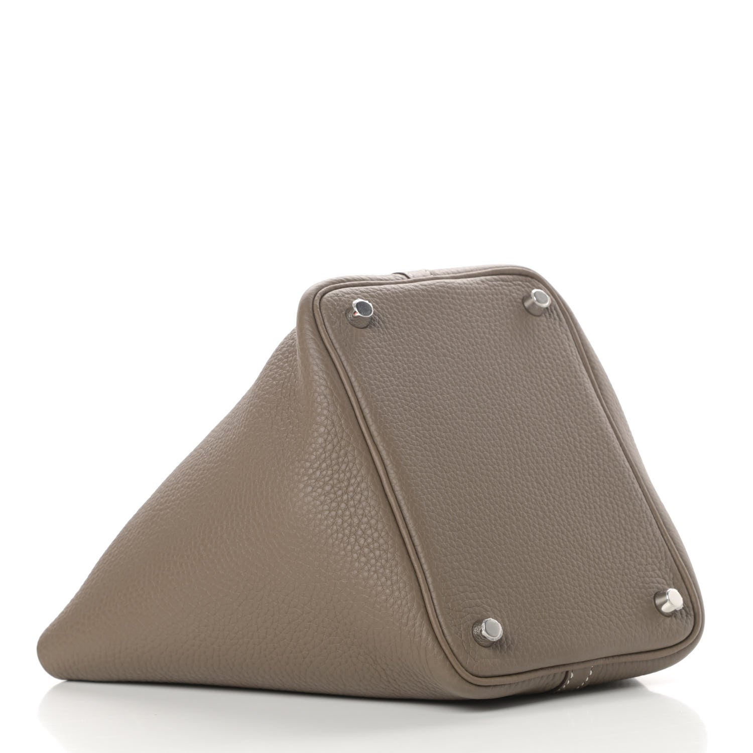 Hermes Taurillon Clemence Picotin Lock 18 PM Etoupe 4 of 11