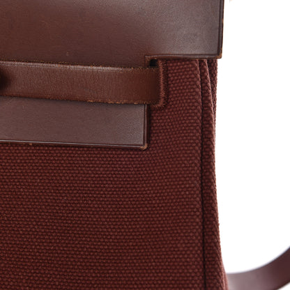 Hermes Toile Vache Hunter Herbag 30 PM Backpack Havane 14 of 17