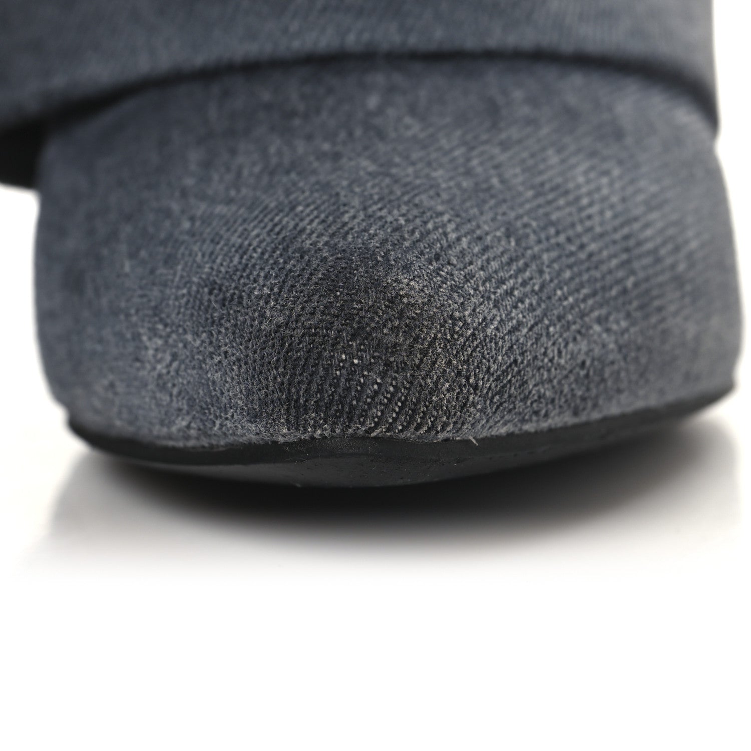 Givenchy Washed Denim Shark Lock Pant Boots 38 Black 8 of 9