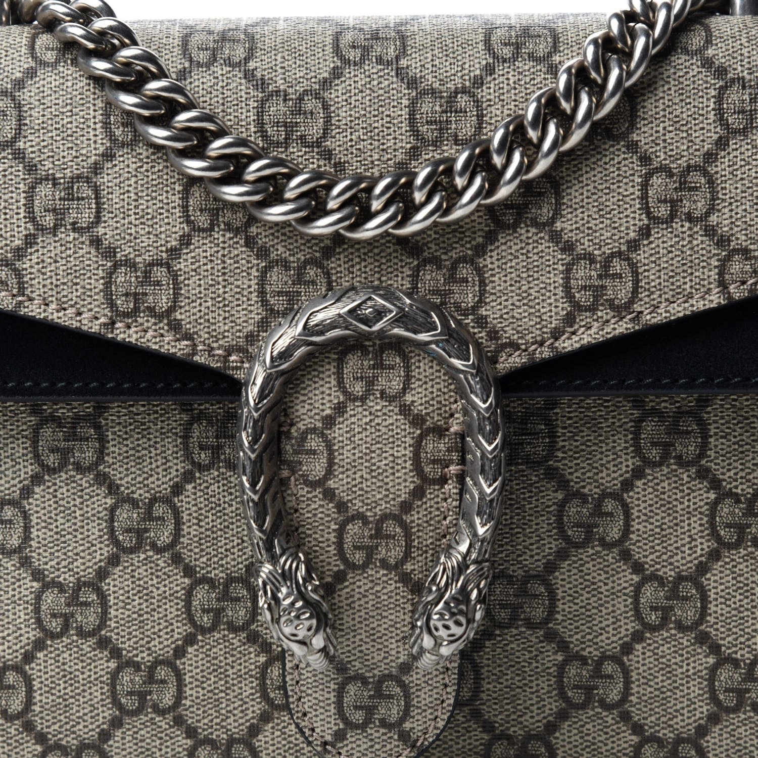 Gucci GG Supreme Monogram Mini Dionysus Shoulder Bag Black 11 of 11