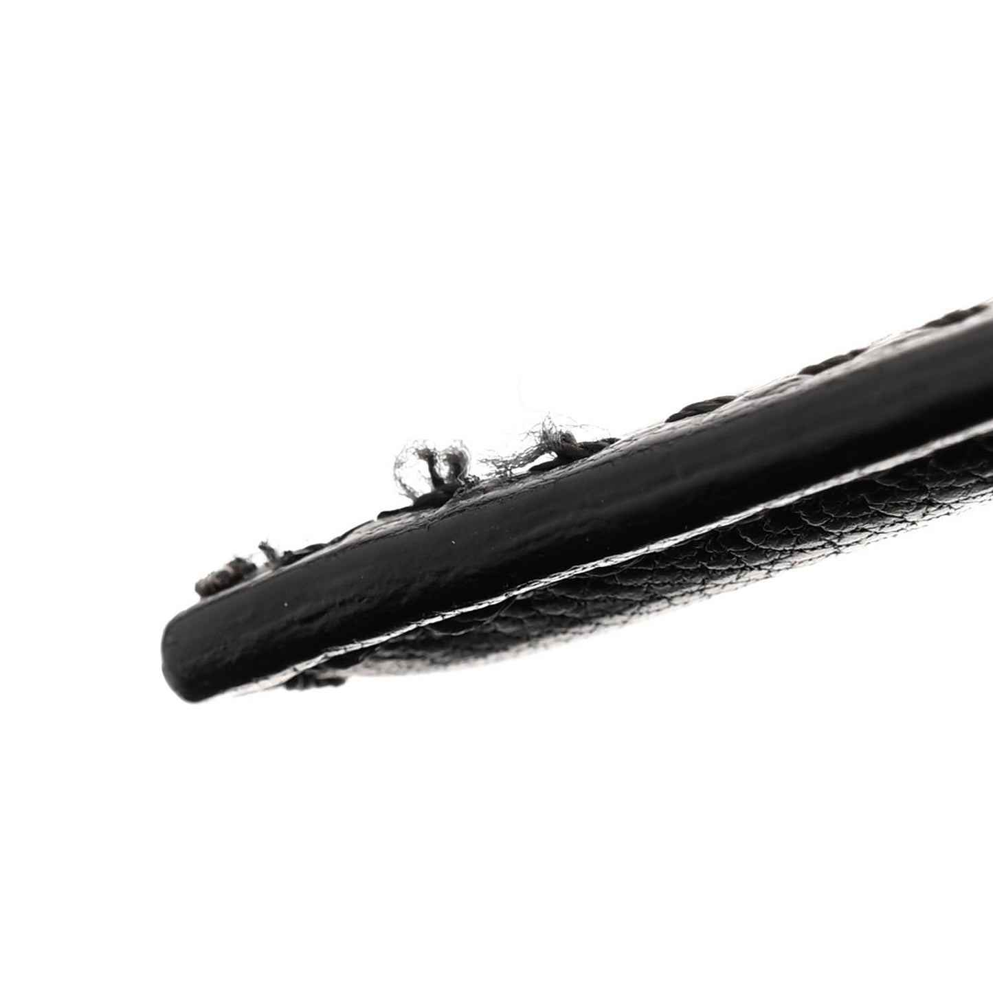 Waxy Grained Calfskin Medium Nightingale Black