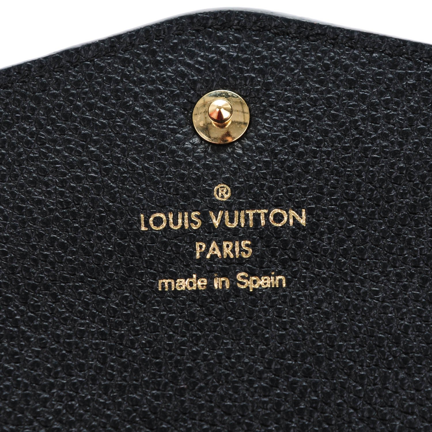 Louis Vuitton Empreinte Curieuse Wallet Black 6 of 7