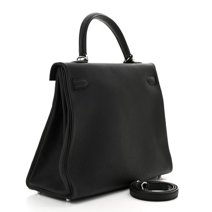 Hermes Togo Kelly Retourne 35 Black 3 of 11
