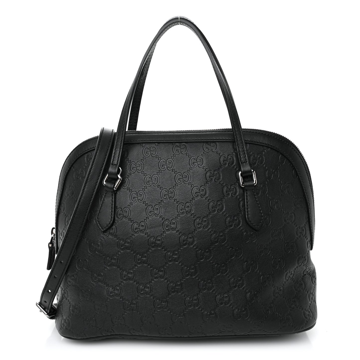 Guccissima Medium Dome Bag Black