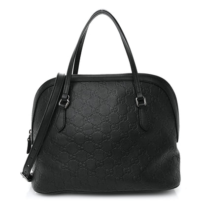 Gucci Guccissima Medium Dome Bag Black 1 of 10